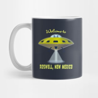 UFO - Welcome to Roswell, New Mexico - funny aliens extraterrestrials Mug